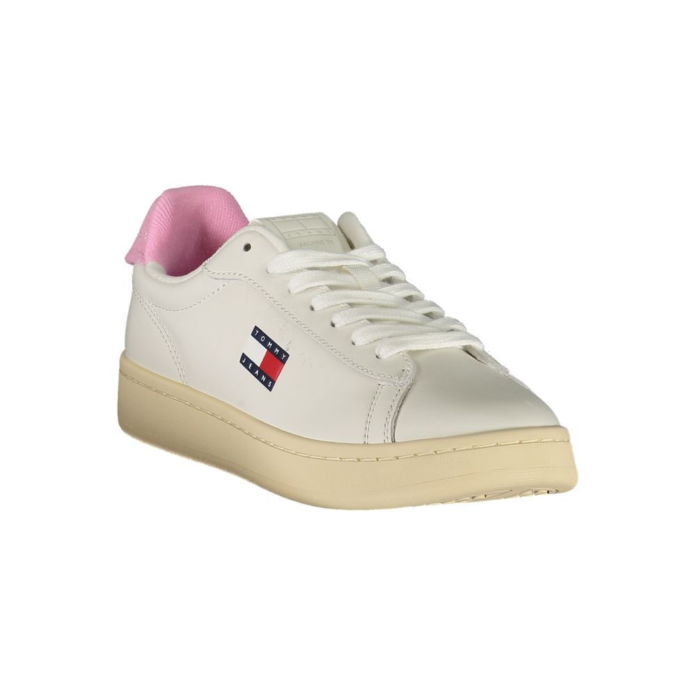 Bianco Polyurethane Women Sneaker