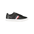 Black Polyester Men Sneaker