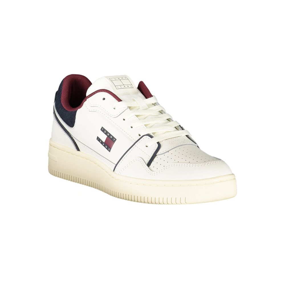 Bianco Polyurethane Men Sneaker