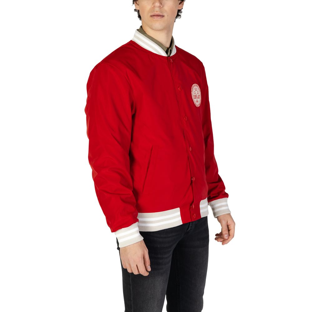 Red Cotton Bomber