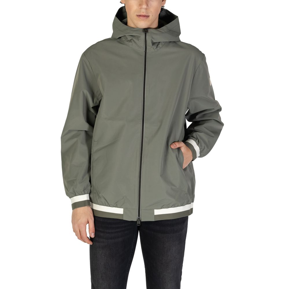 Green Polyester Shell Jacket