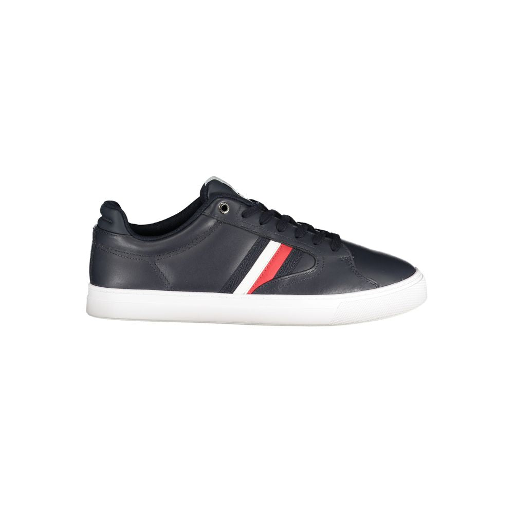 Blue Polyester Men Sneaker