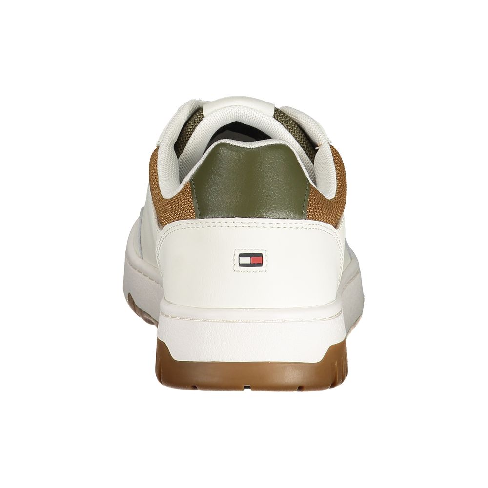 Bianco Poliuretano Men Sneaker