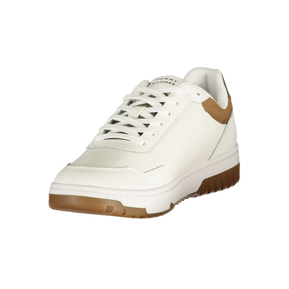 Bianco Poliuretano Men Sneaker