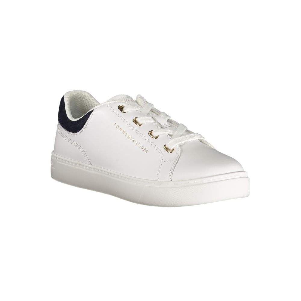 Bianco Polyurethane Women Sneaker