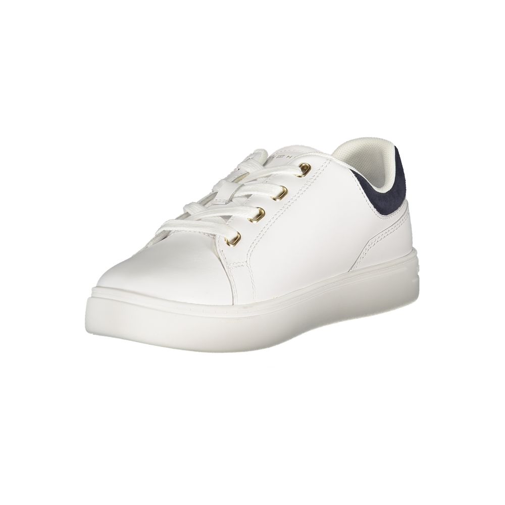 Bianco Polyurethane Women Sneaker