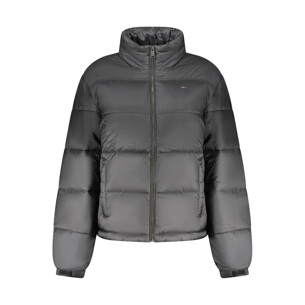 Black Polyester Women Jacket