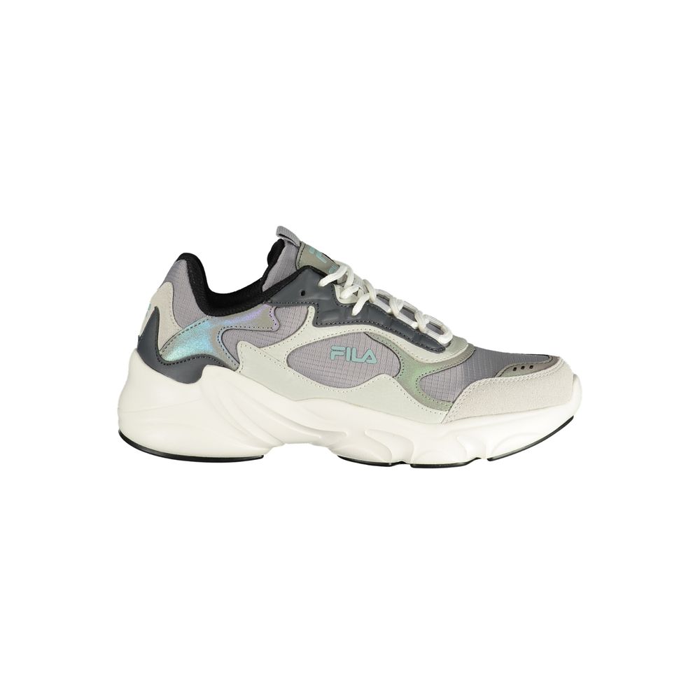 Grigio Polyurethane Women Sneaker