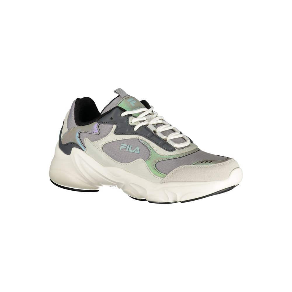 Grigio Polyurethane Women Sneaker