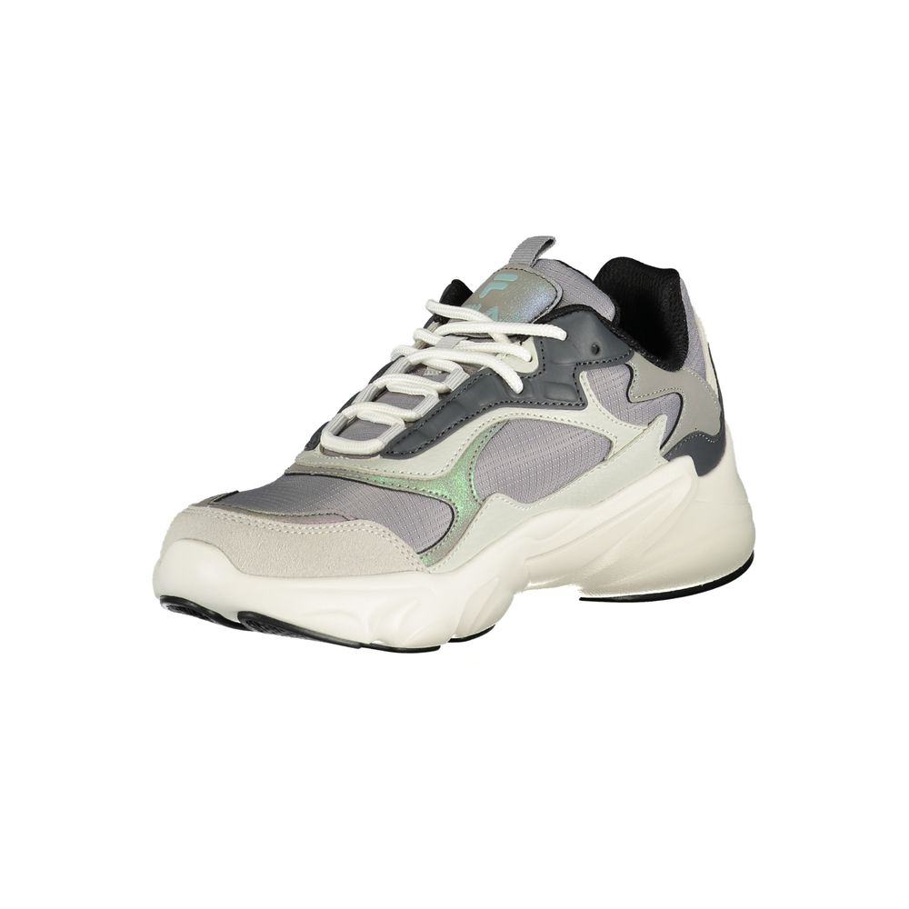 Grigio Polyurethane Women Sneaker