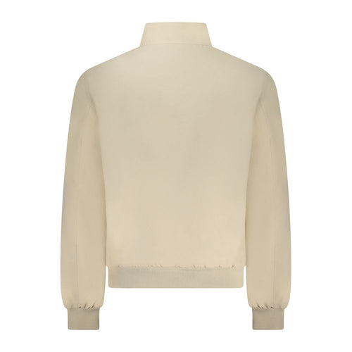 Beige Cotton Male Jacket