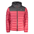 Red Polyamide Mens Jacket